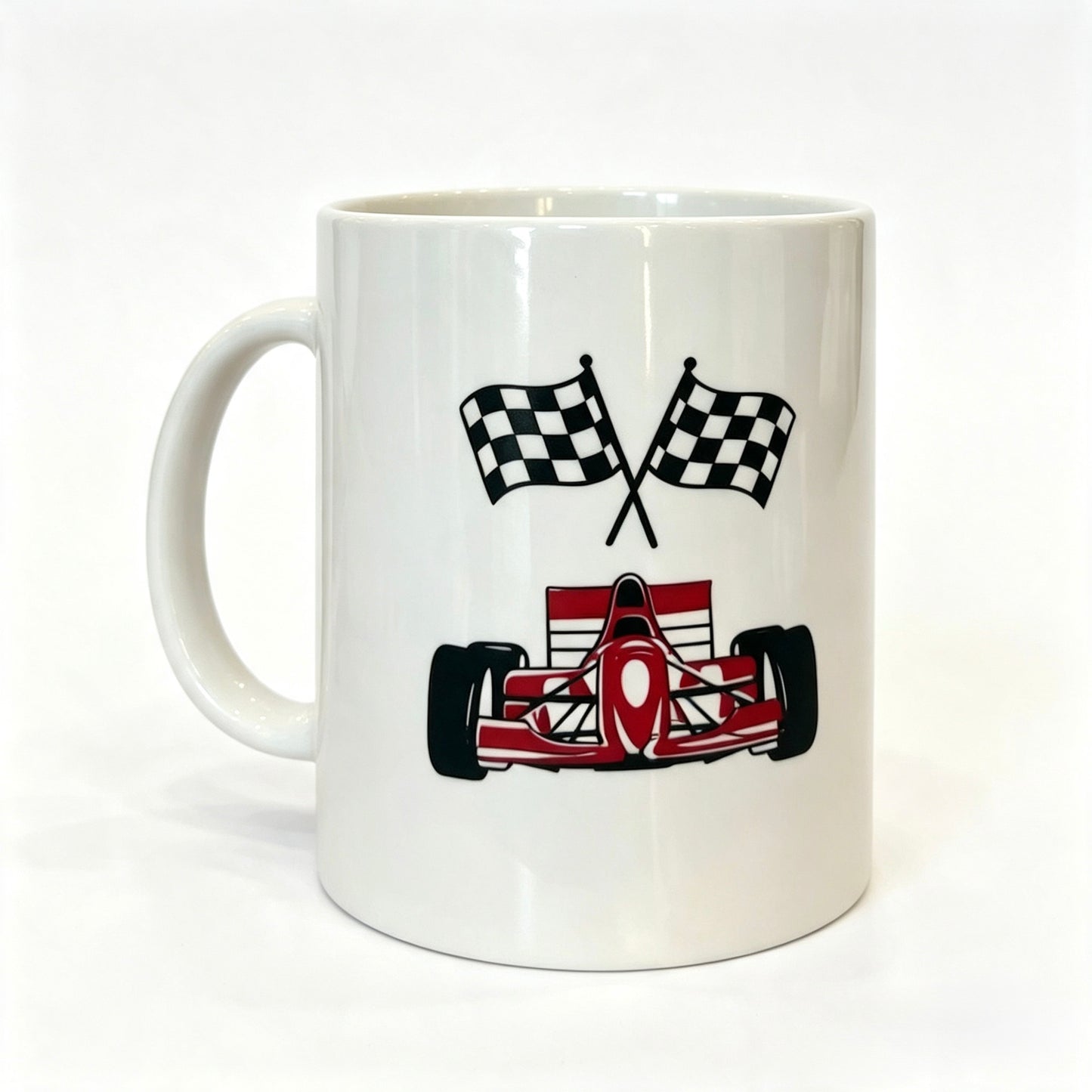 Personalised Race Car Gift Set - T-shirt + Mug