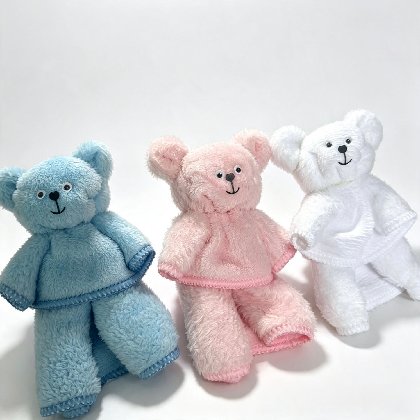 Teddy Bear Shaped Towel 7x4” - Pink