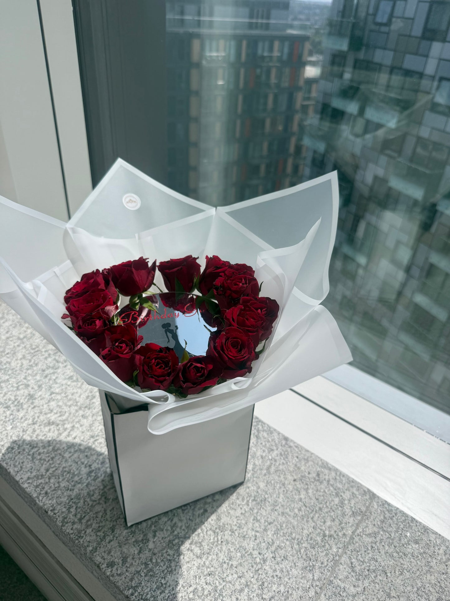 Luxury Red Rose Birthday Bouquet