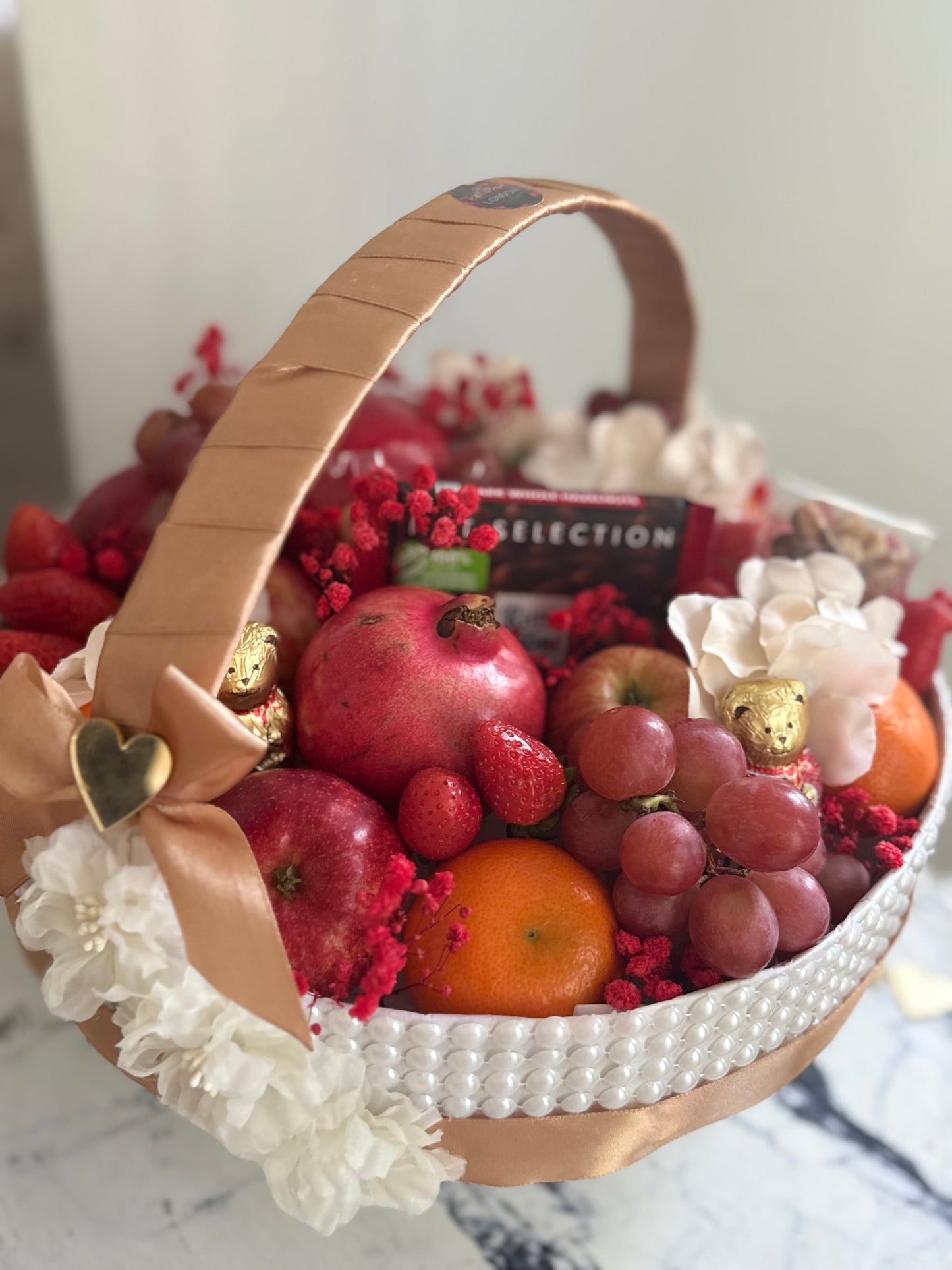Fresh fruit basket, large