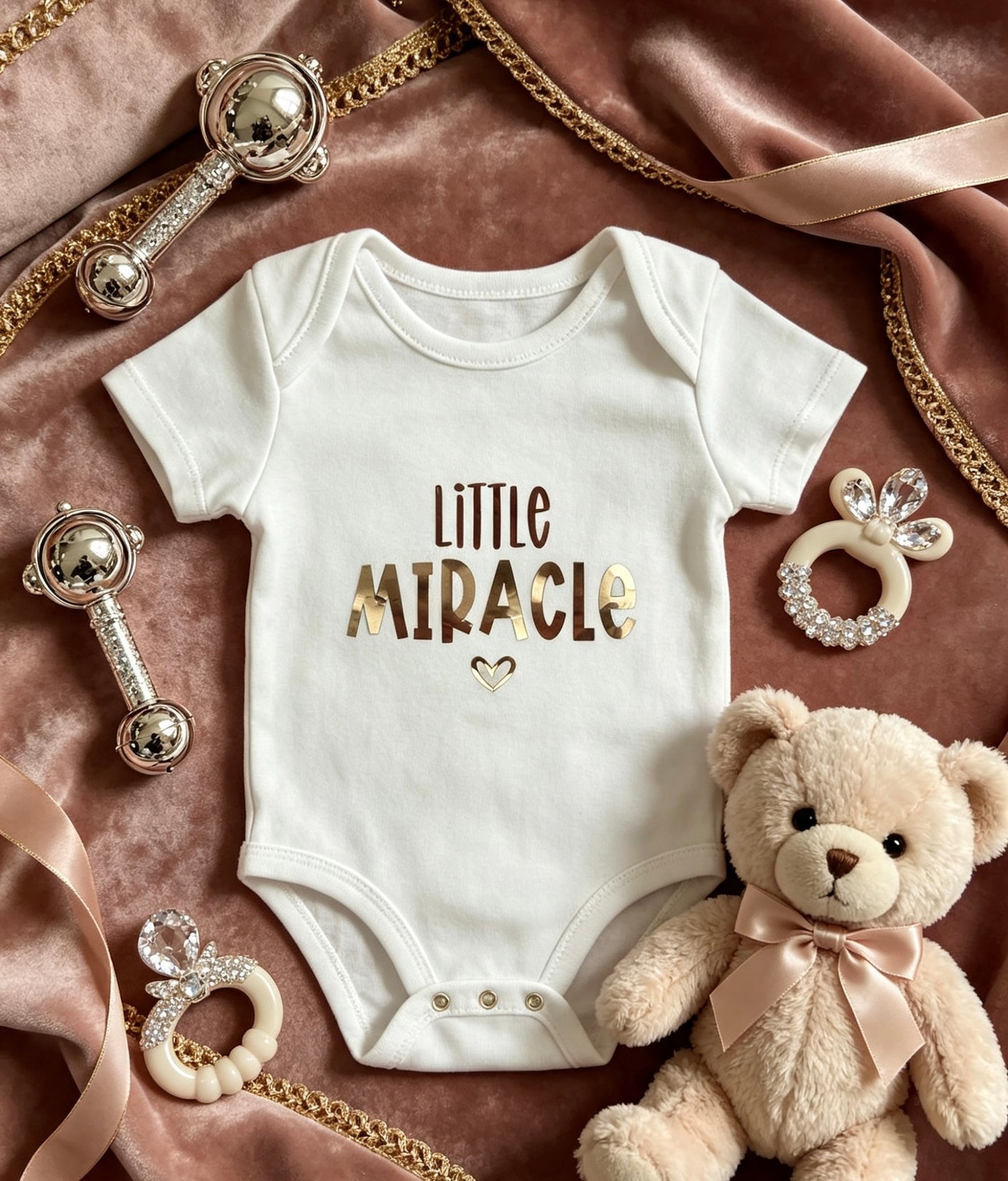 Little Miracle Baby Bodysuit, 6-9 months