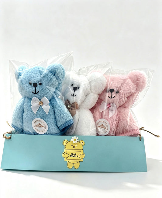 Towel Bear Gift set - 7x4”
