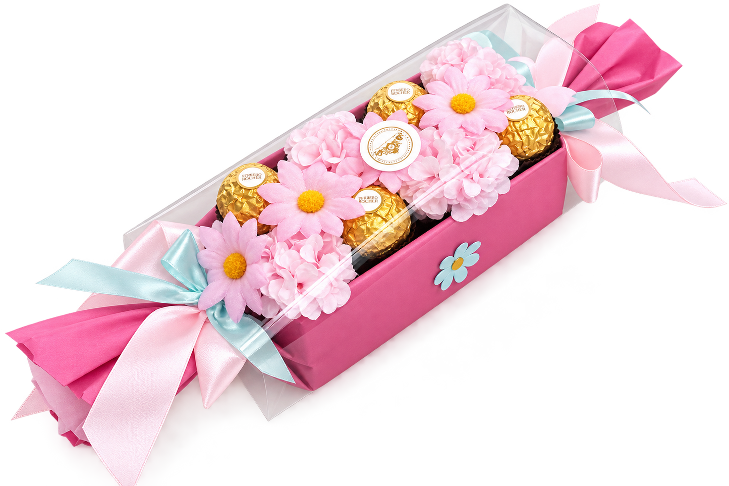 Ferrero Rocher Pink Flower Gift Box