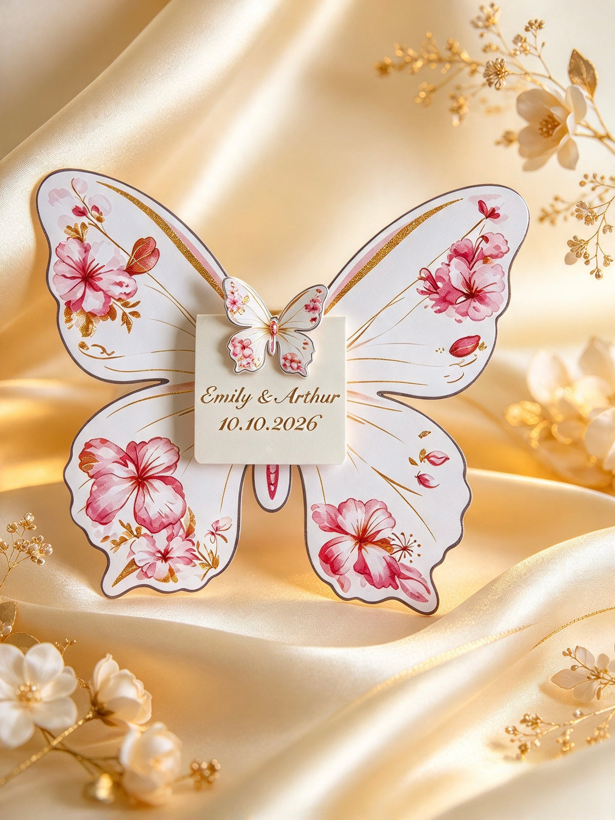 Premium Butterfly Personalised Wedding Favour