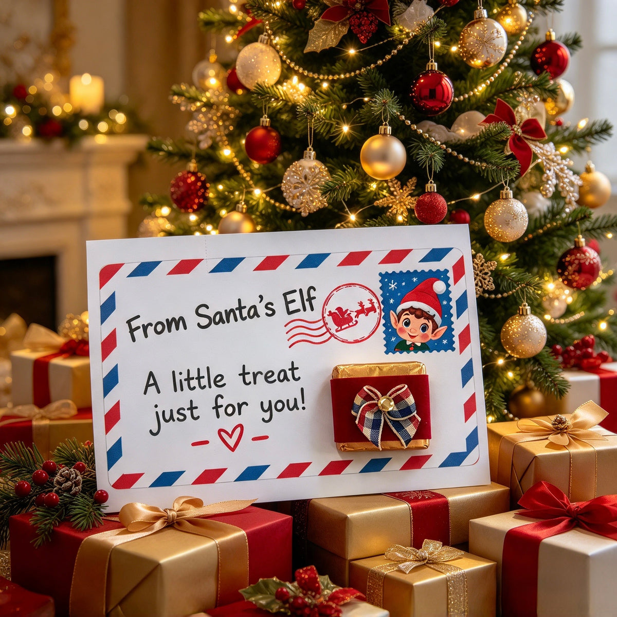 From Santa`s Elf - Little Treat Card