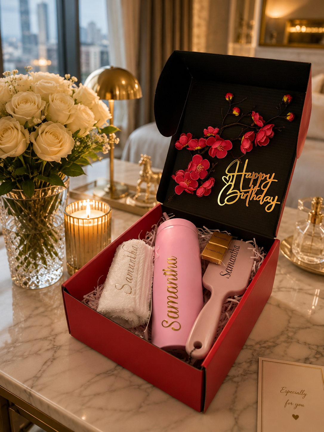 Personalized Luxury Gift Box- Custom Birthday Gift Set