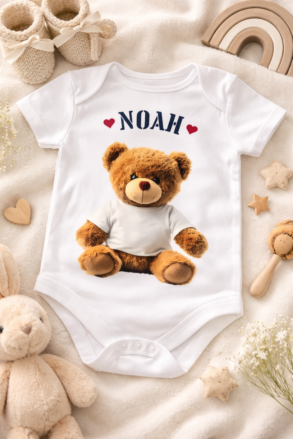 Personalized Baby Bodysuit – Custom Name Baby Outfit