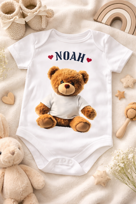Personalized Baby Bodysuit – Custom Name Baby Outfit