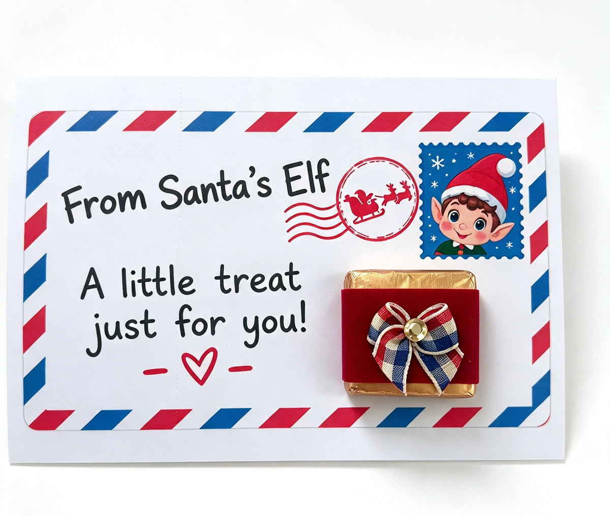 From Santa`s Elf - Little Treat Card