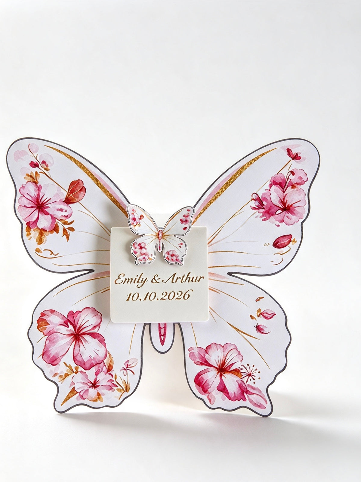 Premium Butterfly Personalised Wedding Favour