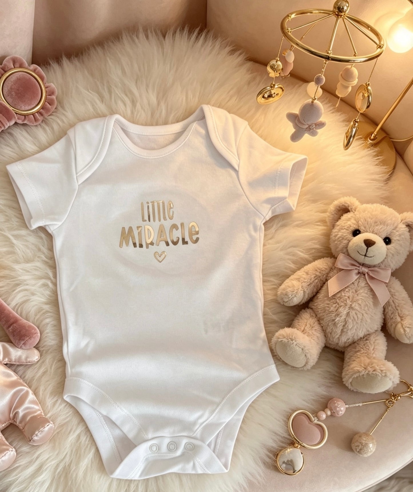 Little Miracle Baby Bodysuit, 6-9 months