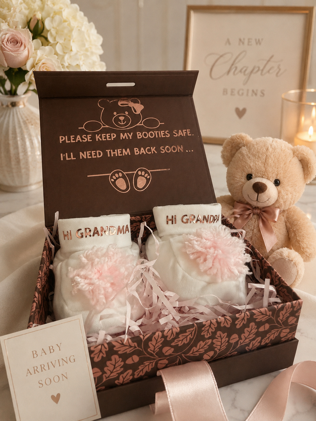 Luxury Grandparents Baby Announcement Box