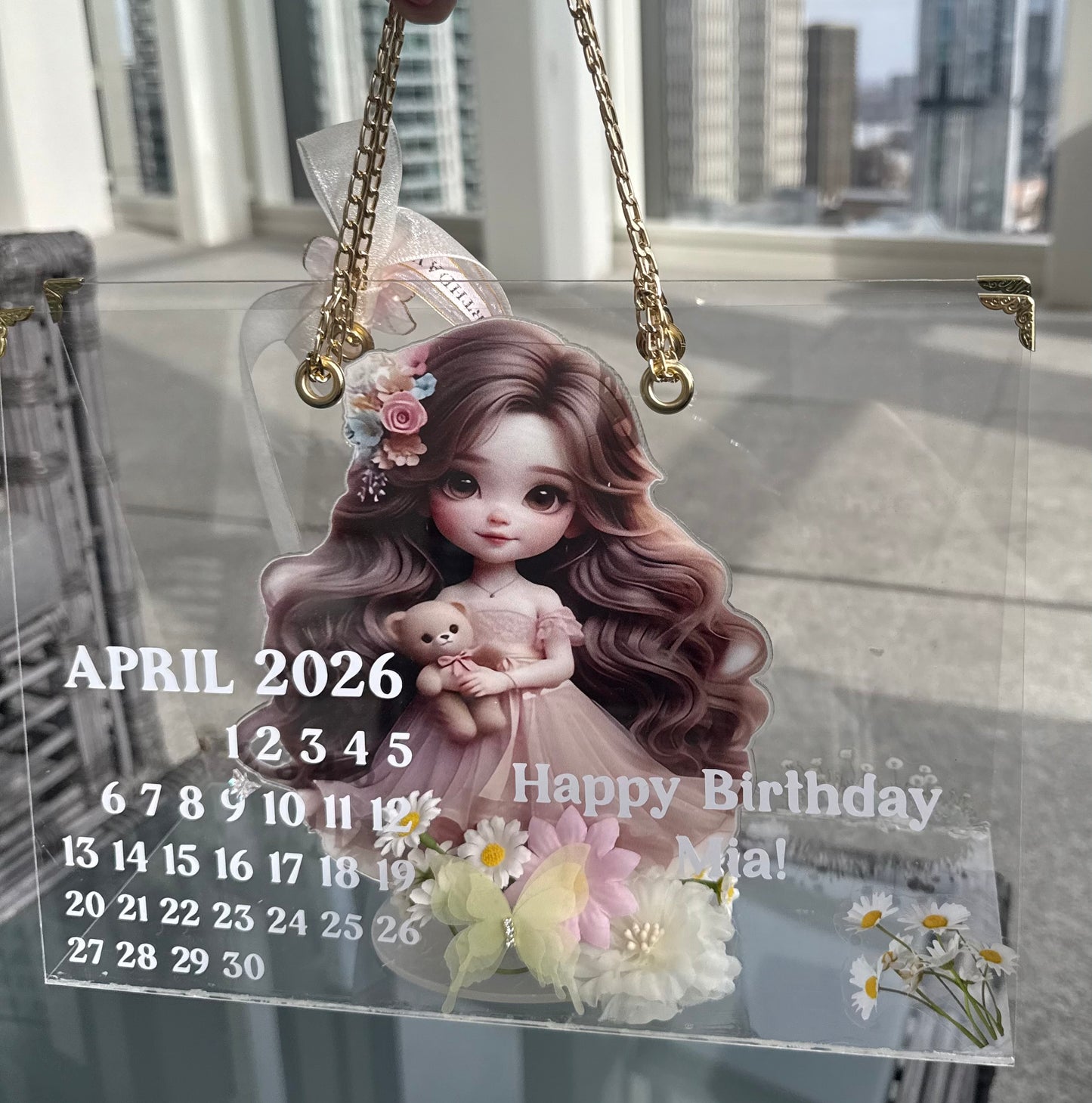 Luxury personalized gift for a girl