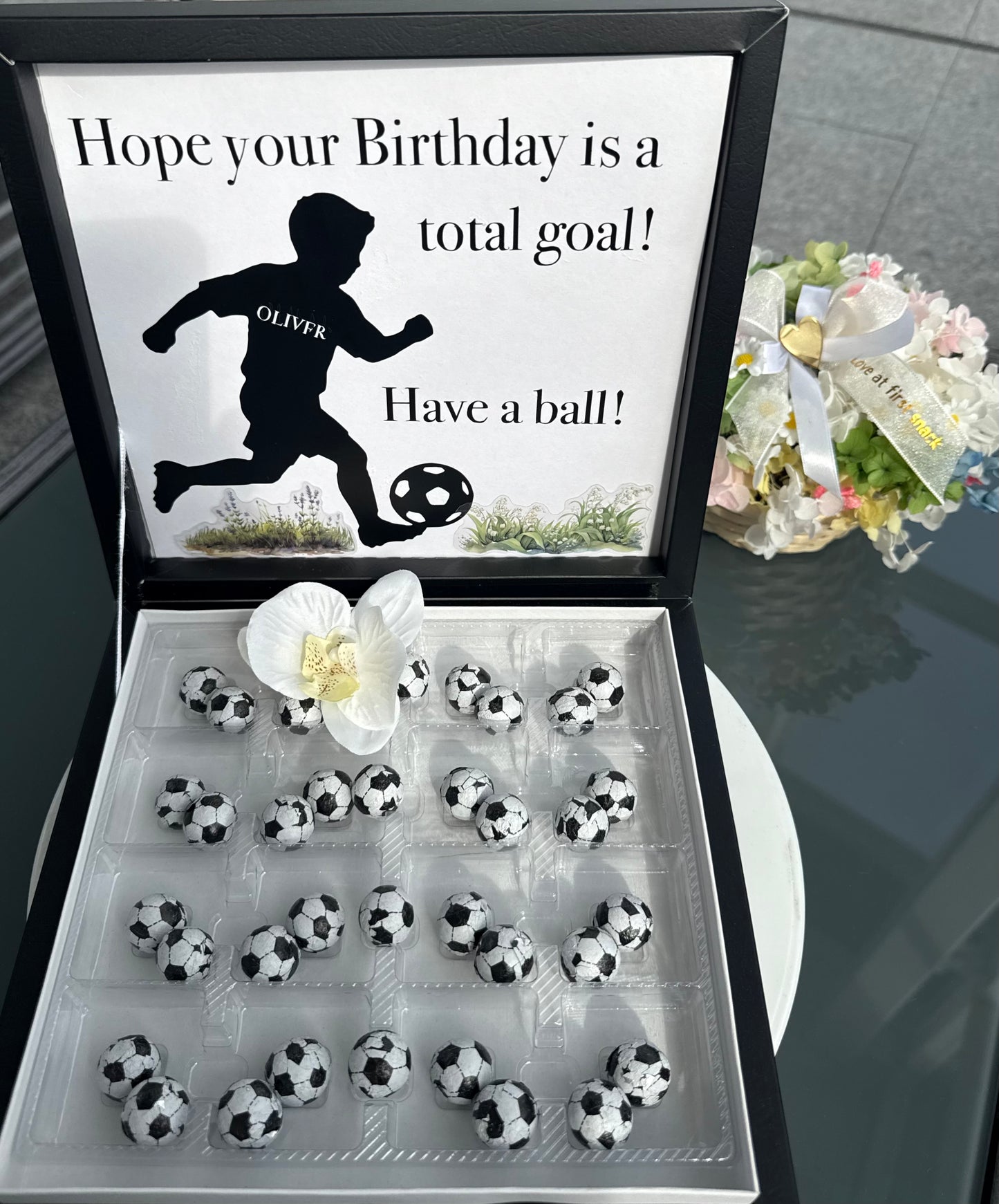 Personalized Football Gift Box