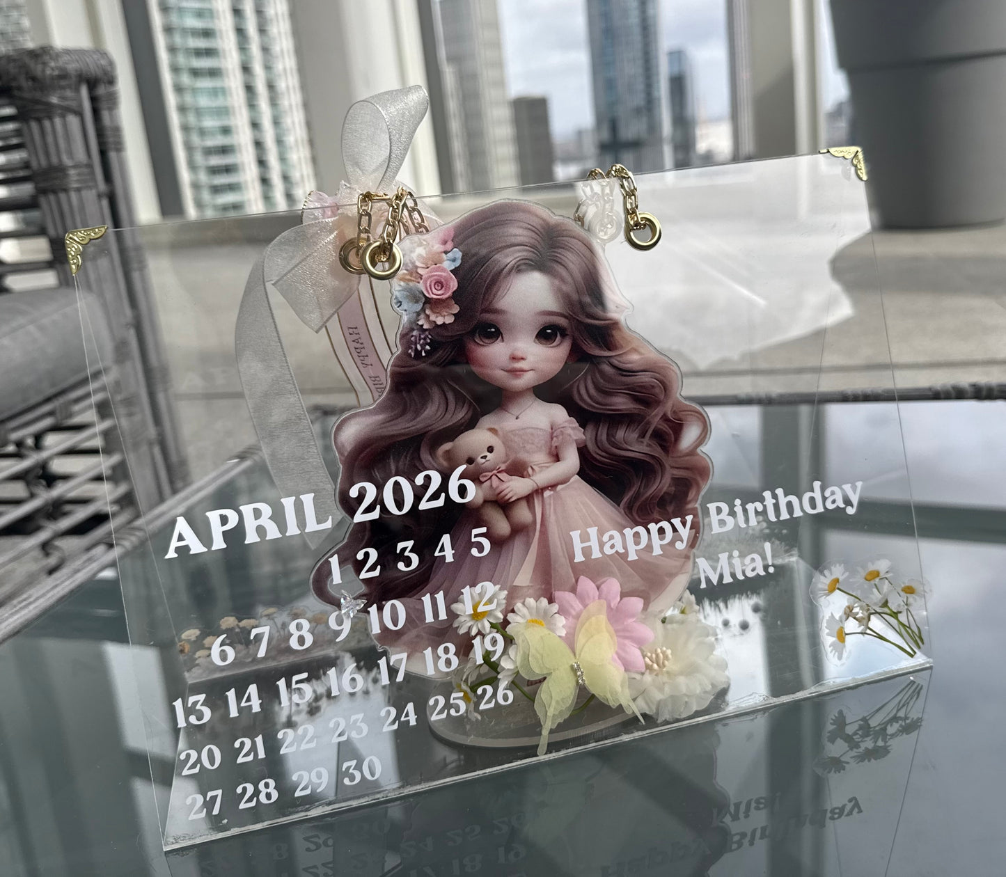 Luxury personalized gift for a girl