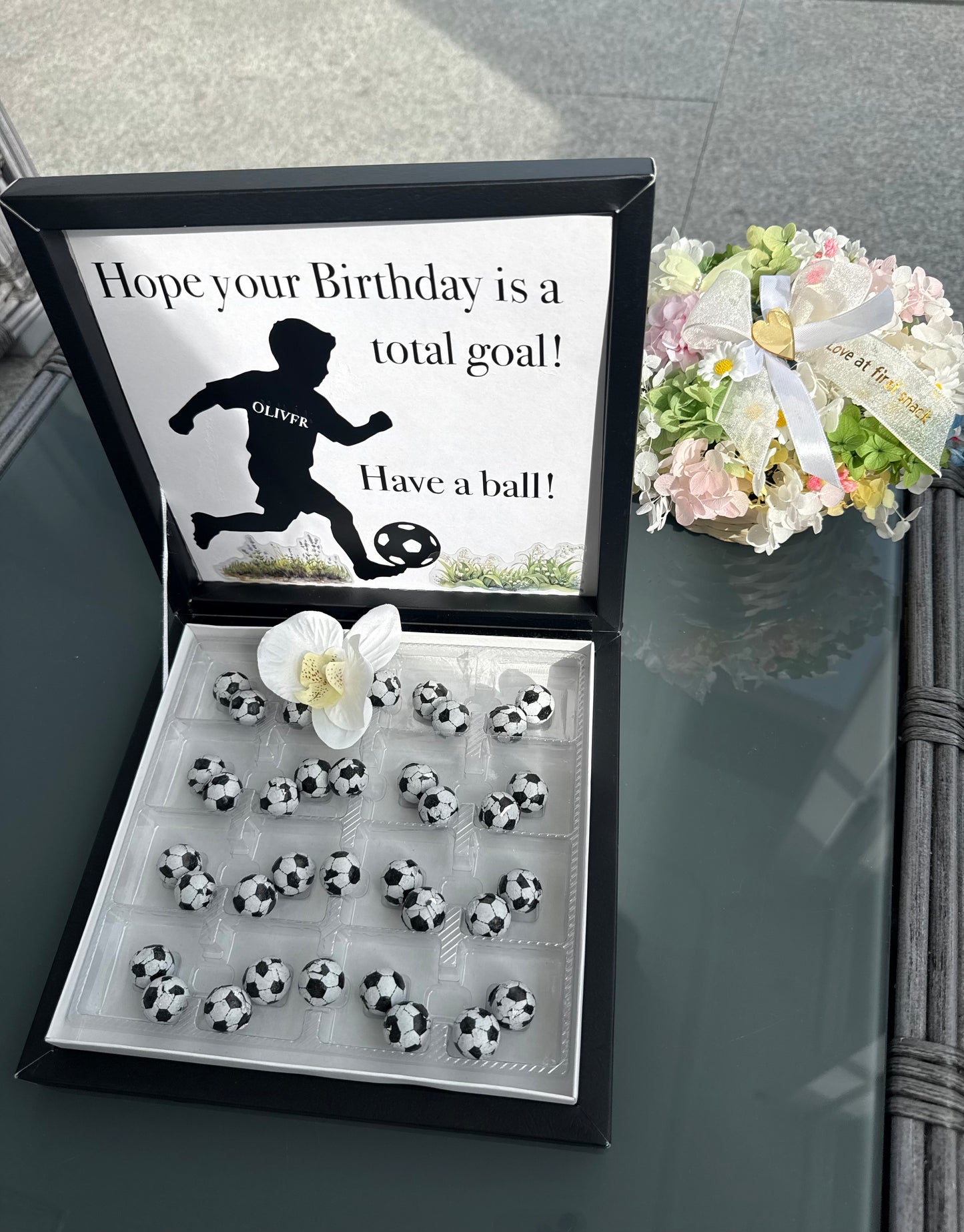 Personalized Football Gift Box