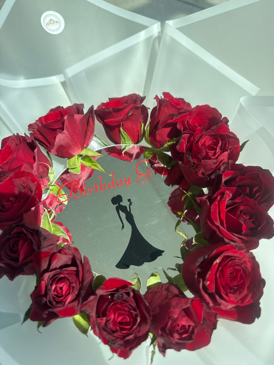 Luxury Red Rose Birthday Bouquet