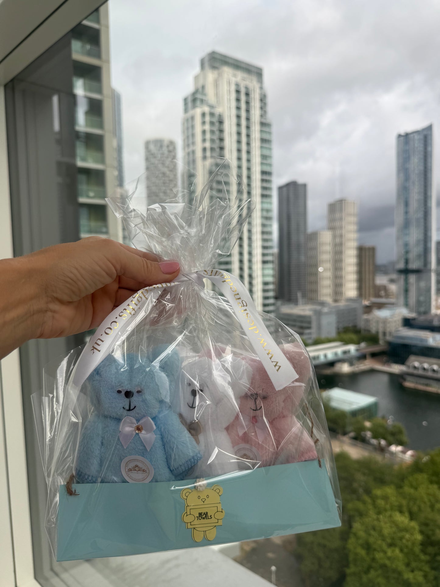 Towel Bear Gift set - 7x4”