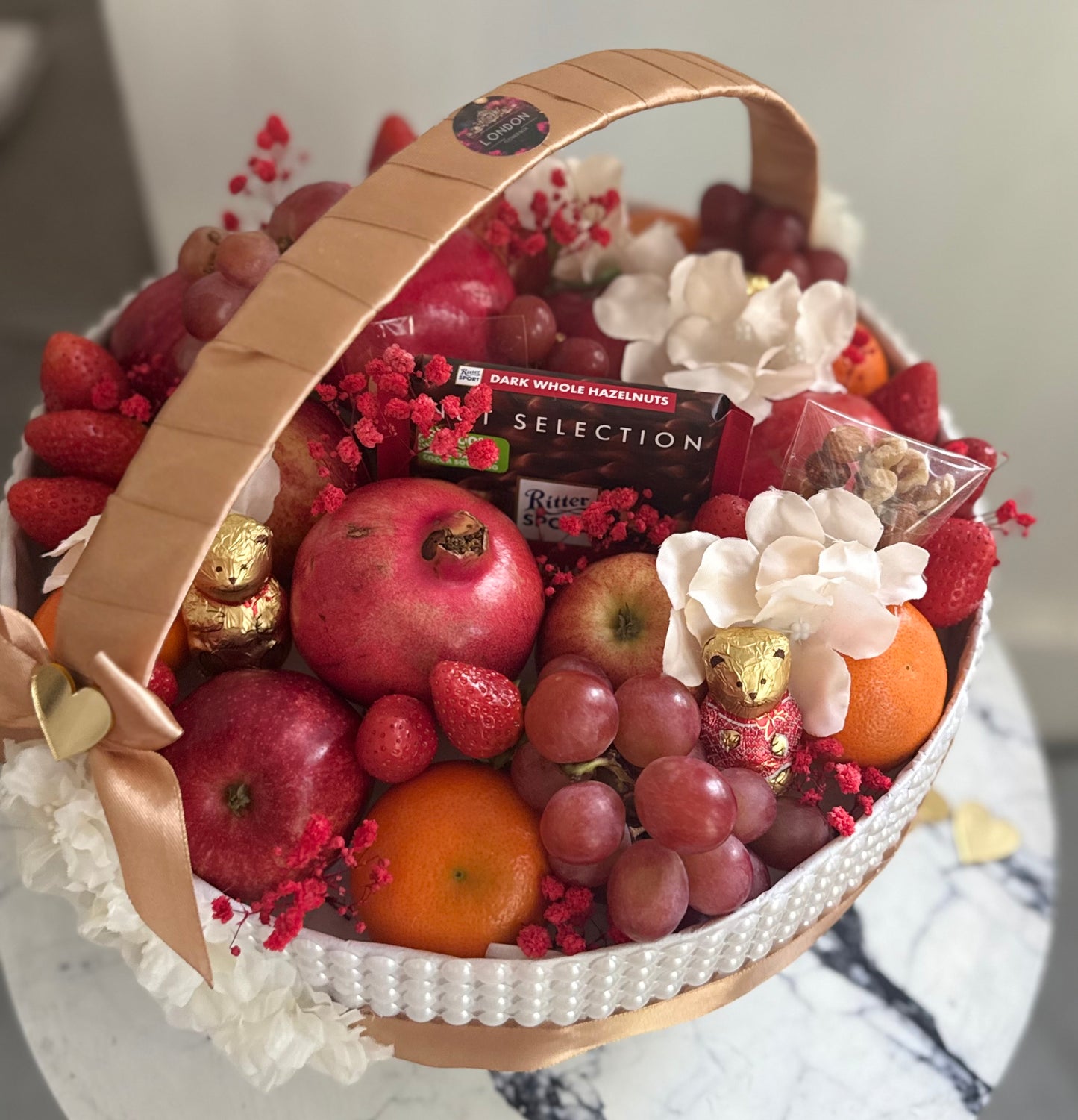 Fresh fruit basket, large