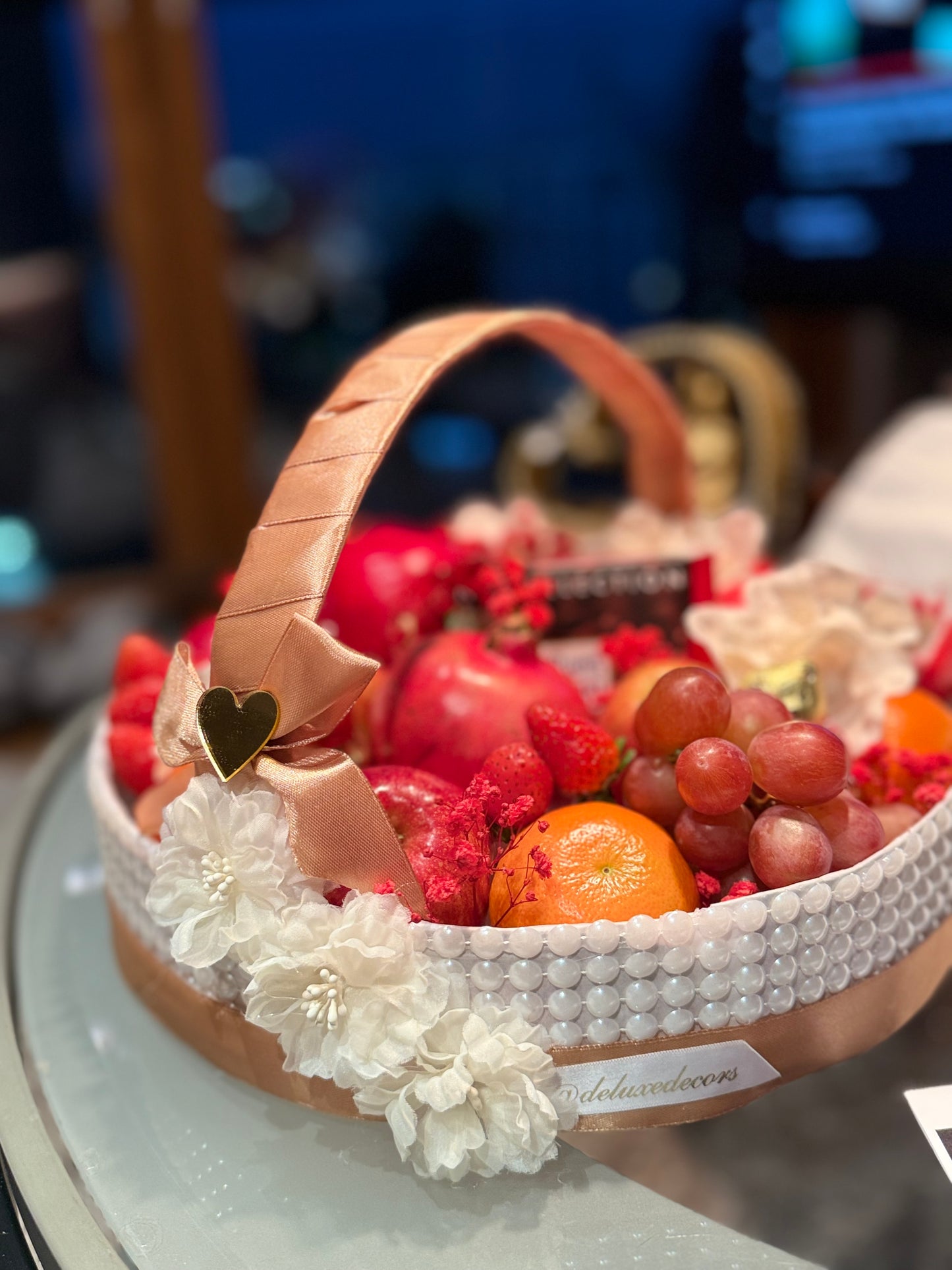 Fresh fruit basket, large