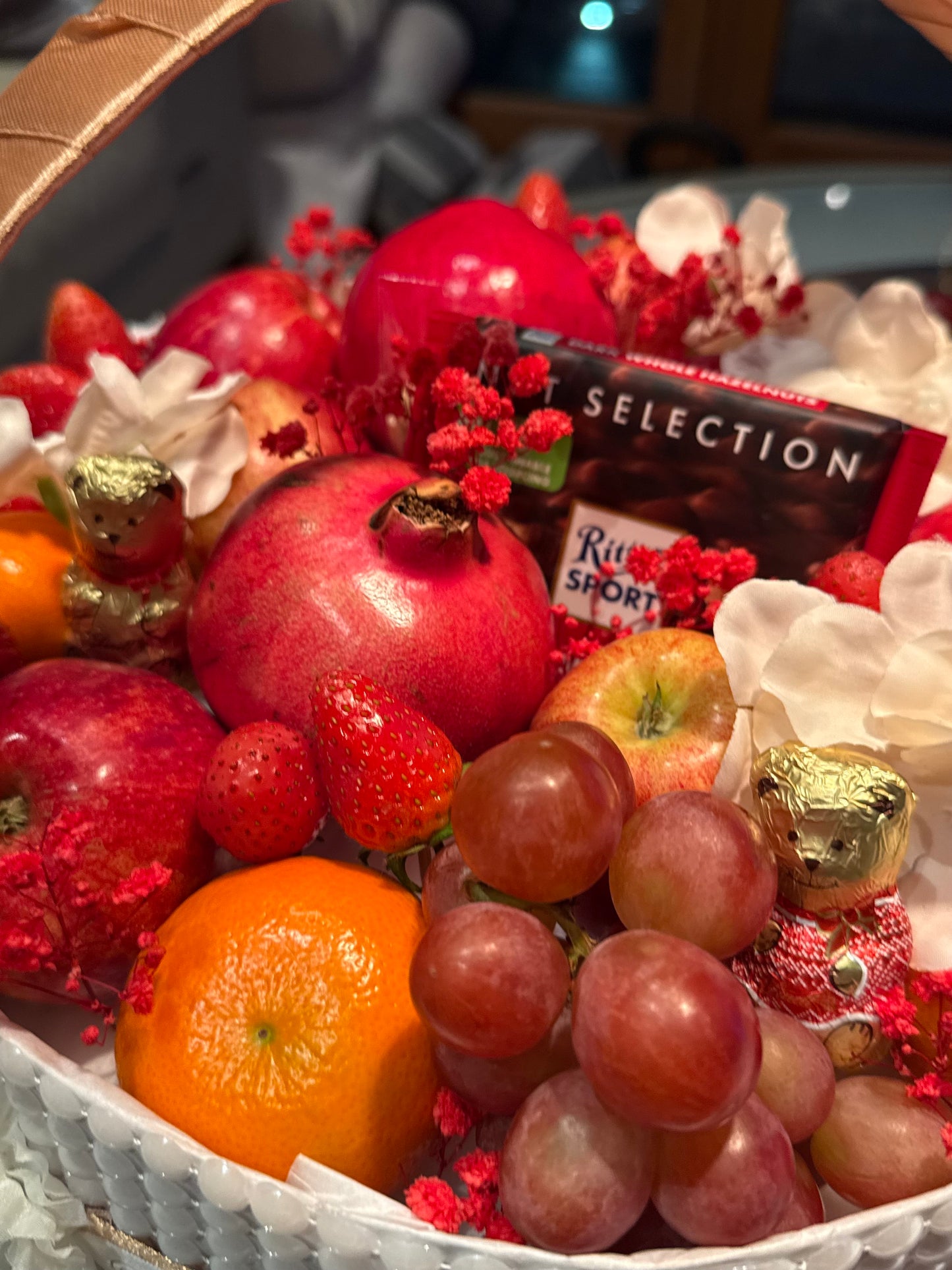 Fresh fruit basket, large
