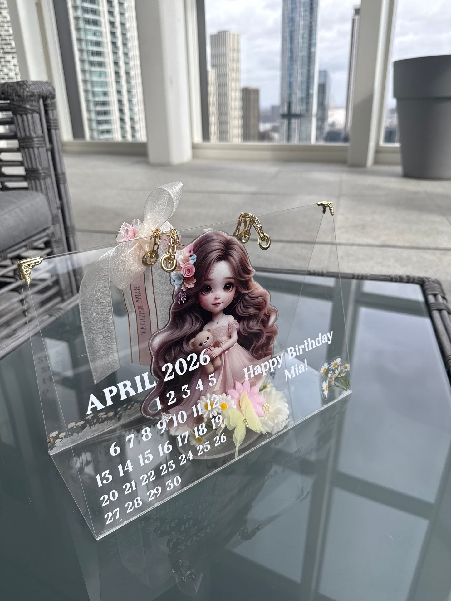 Luxury personalized gift for a girl
