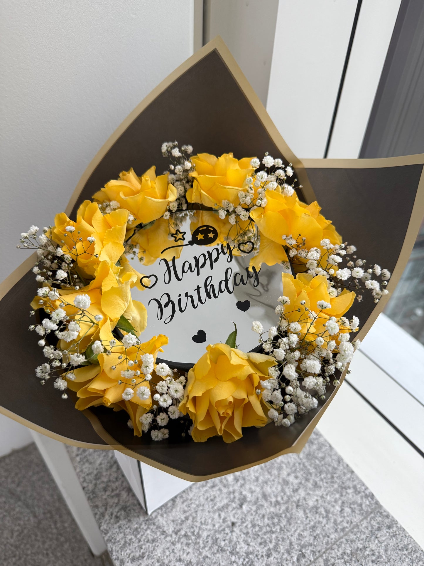 Personalized birthday bouquet