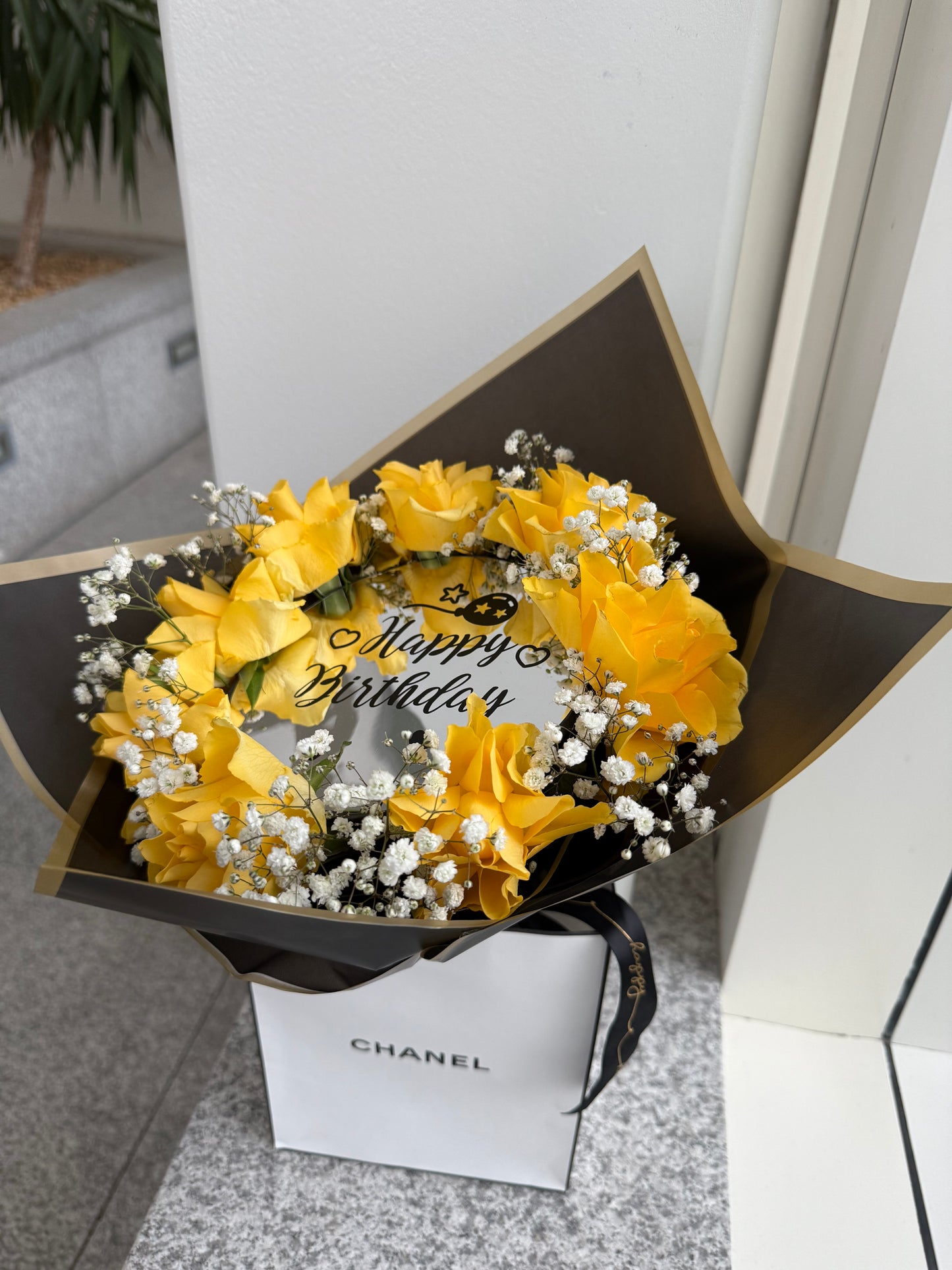 Personalized birthday bouquet