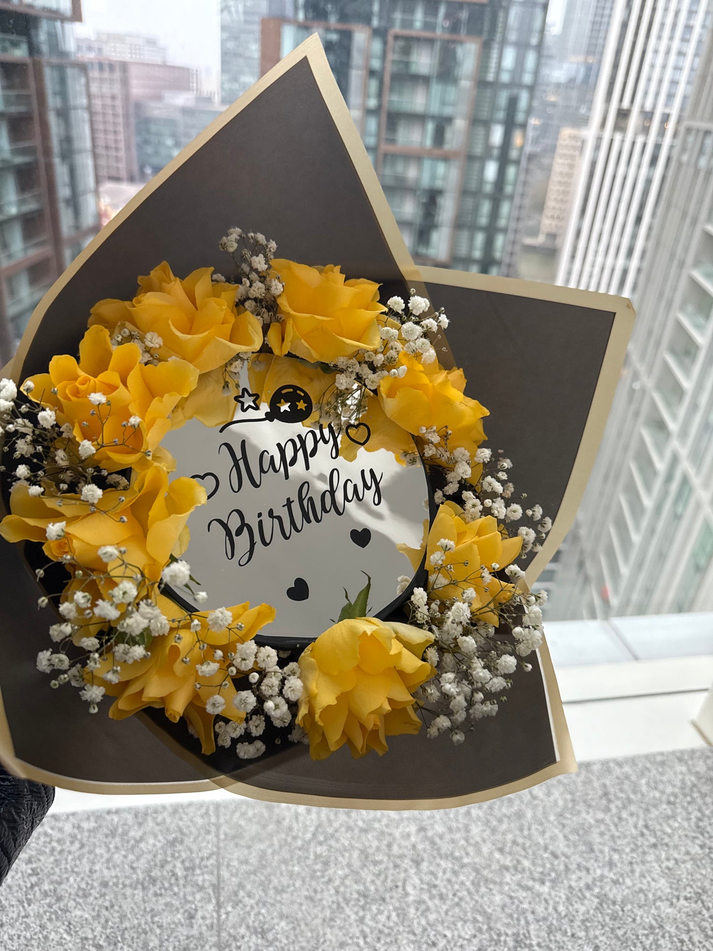 Personalized birthday bouquet