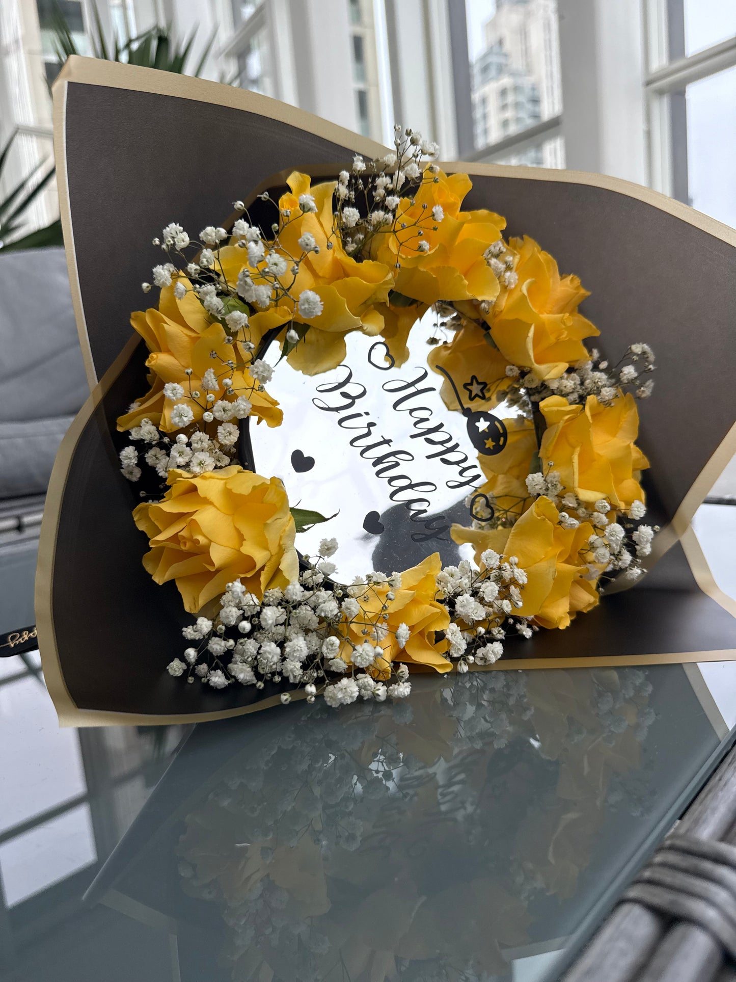 Personalized birthday bouquet