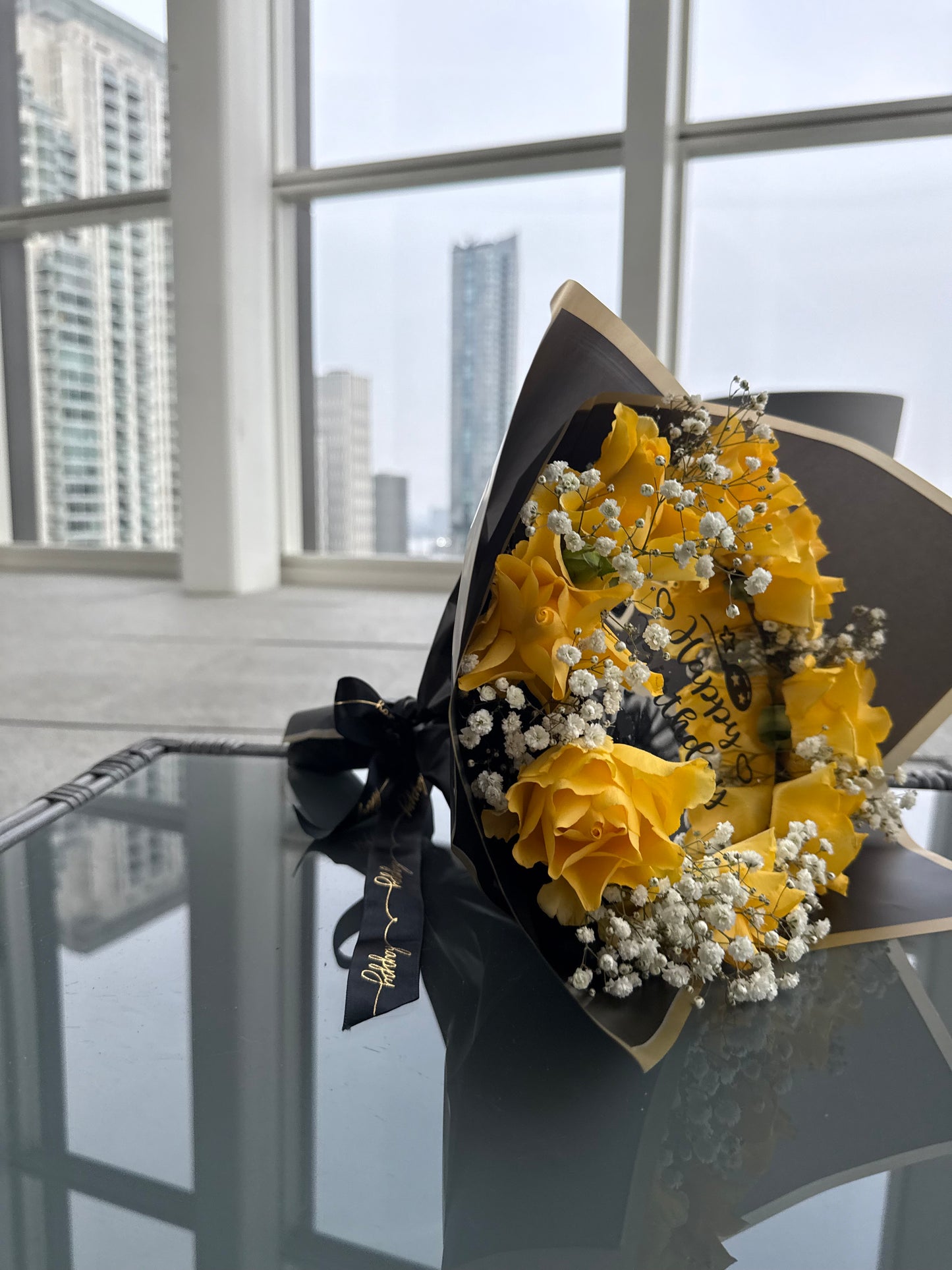 Personalized birthday bouquet