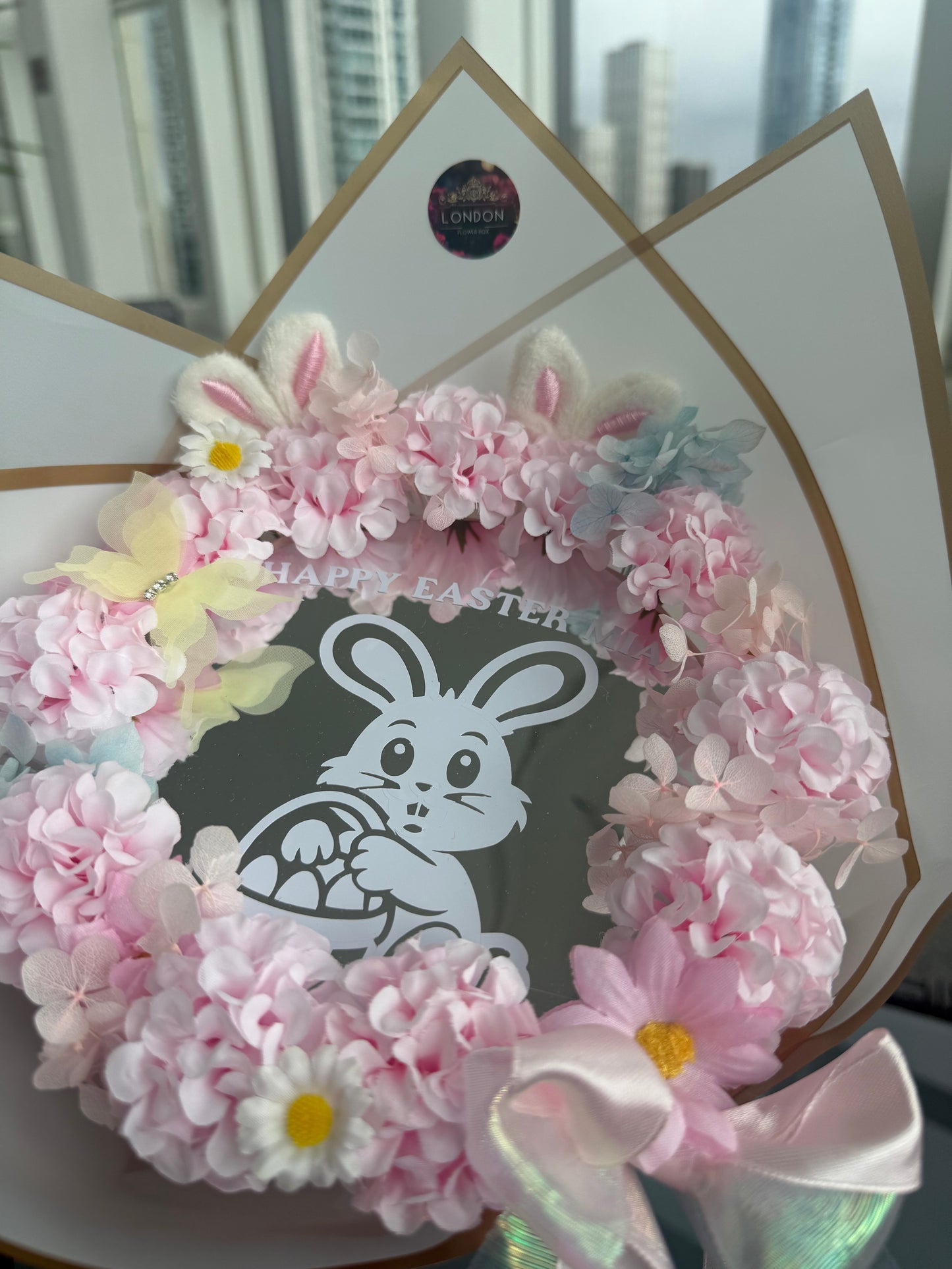 Personalized Color me Easter Bunny bouquet
