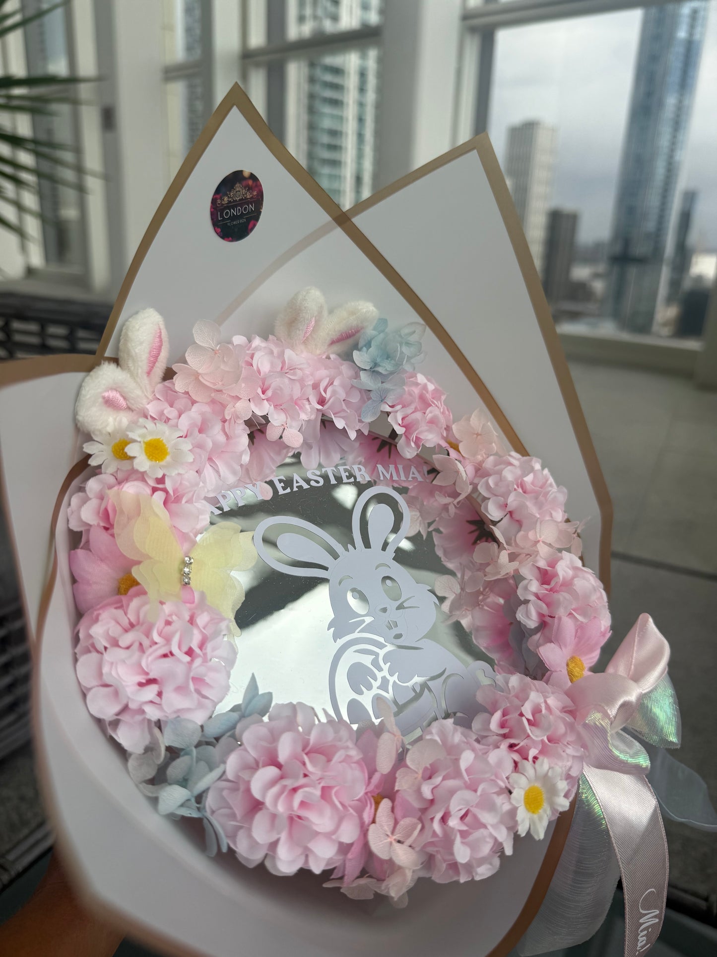 Personalized Color me Easter Bunny bouquet