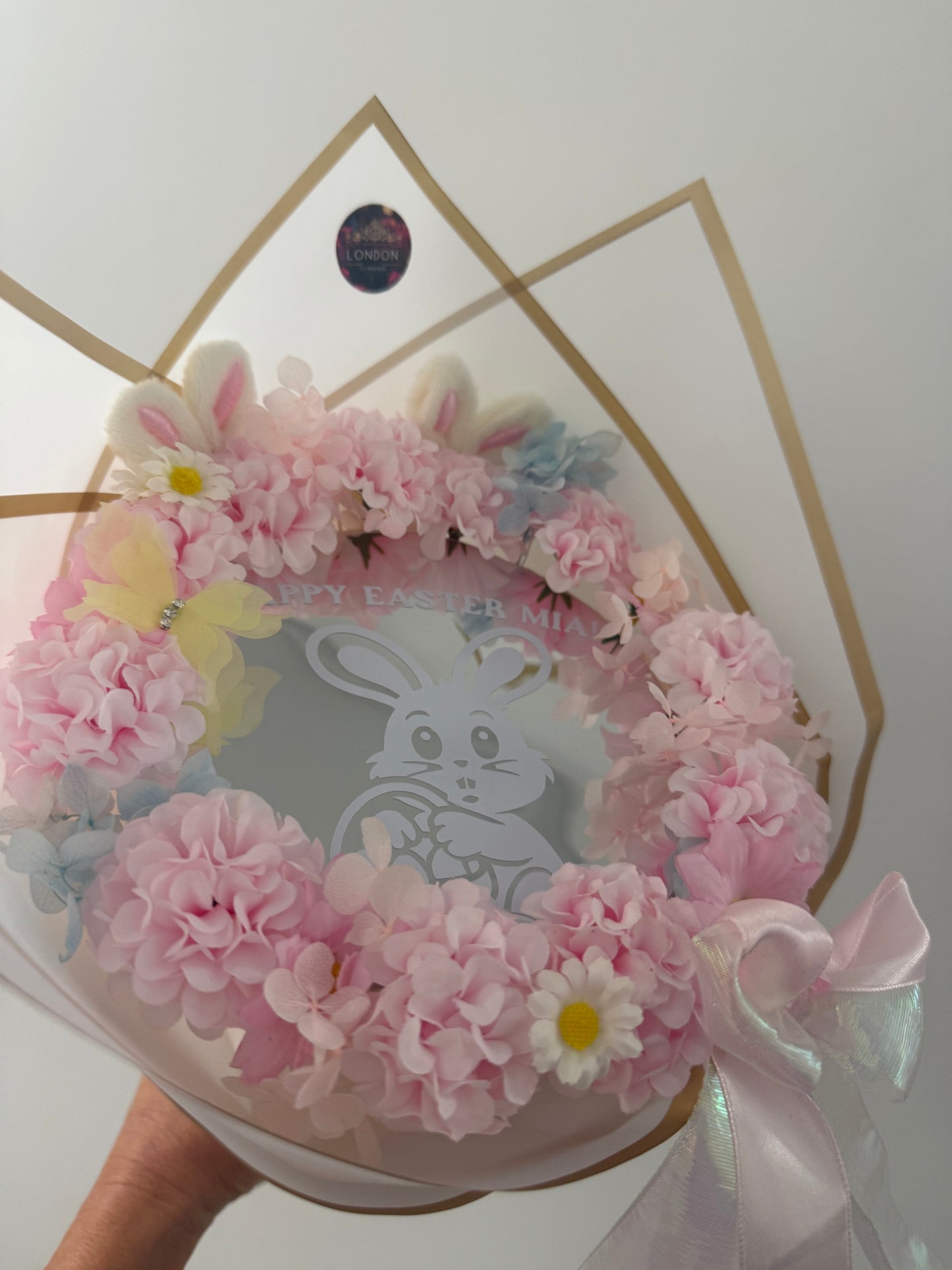 Personalized Color me Easter Bunny bouquet