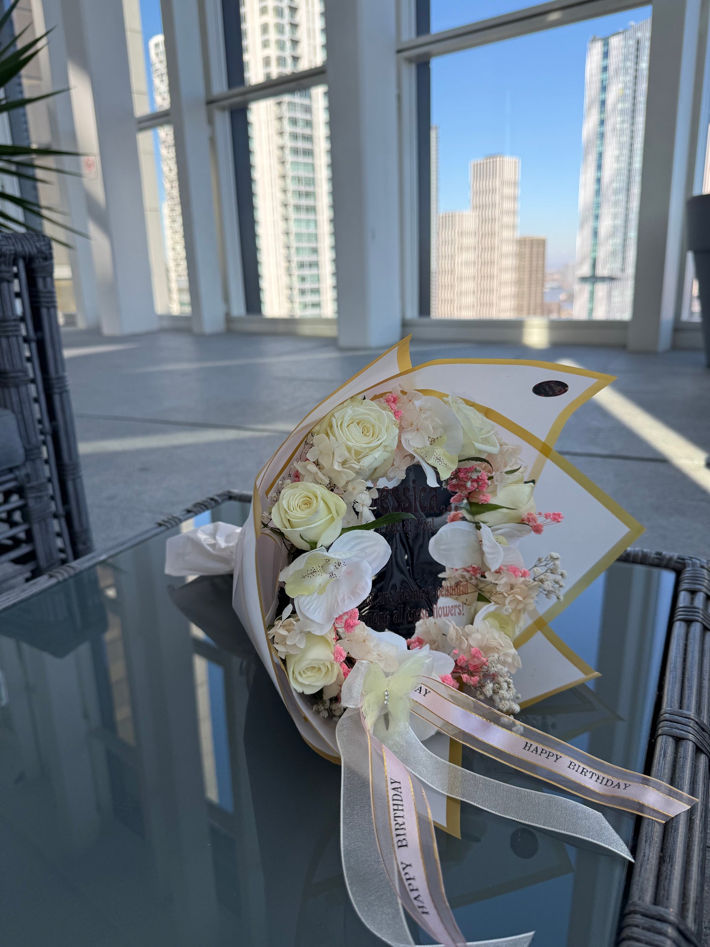 Personalized Message Bouquet
