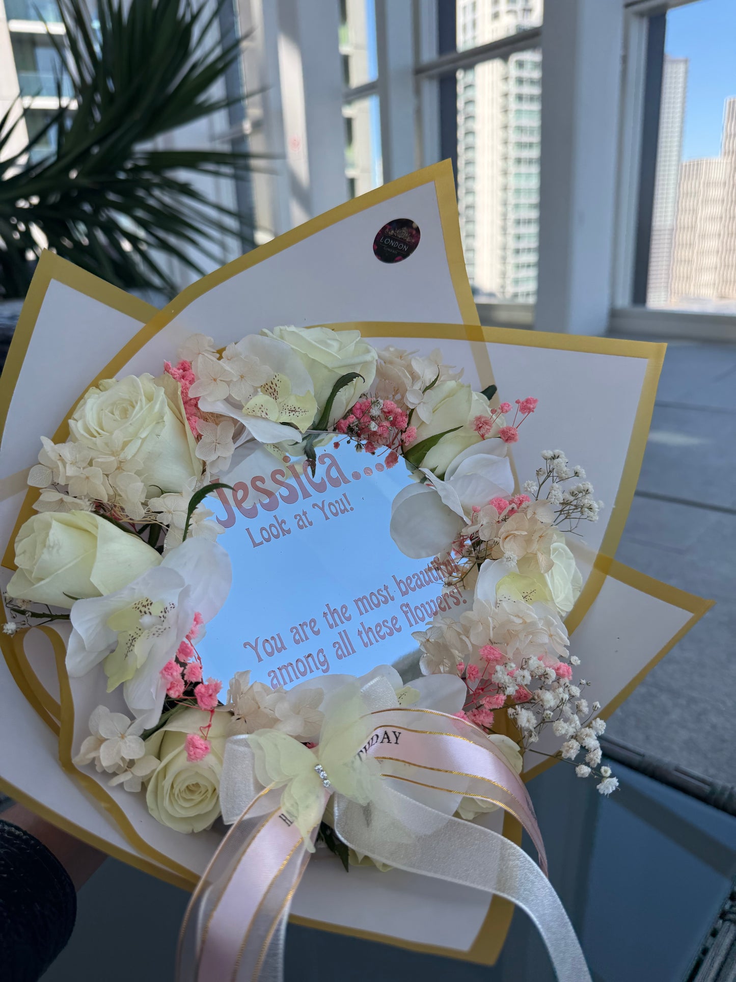 Personalized Message Bouquet