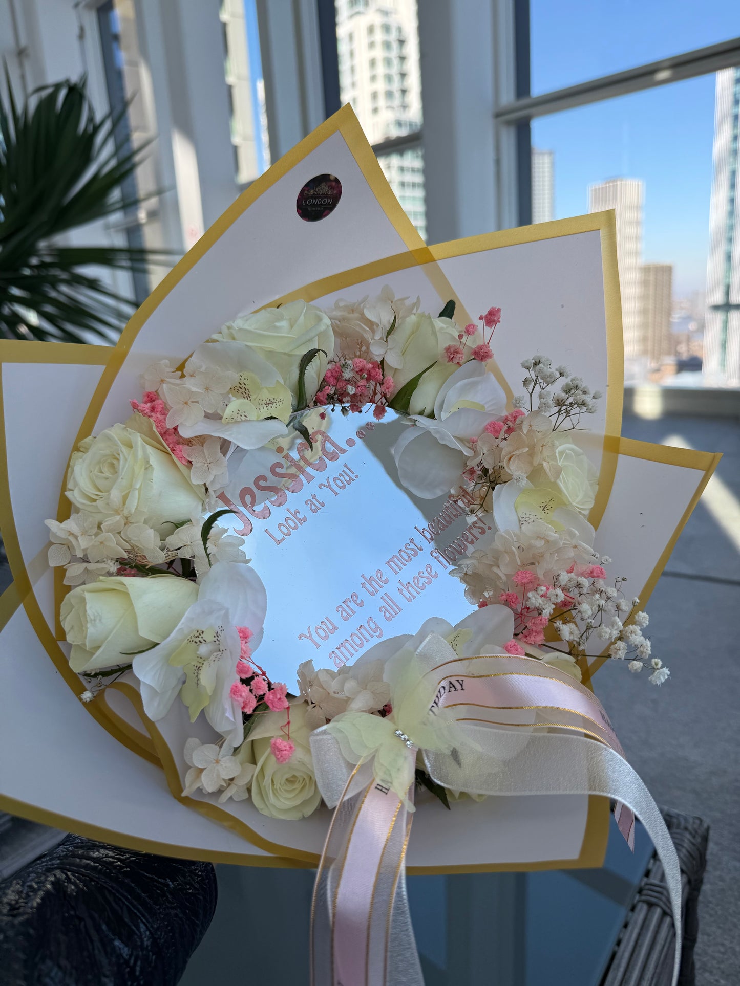 Personalized Message Bouquet