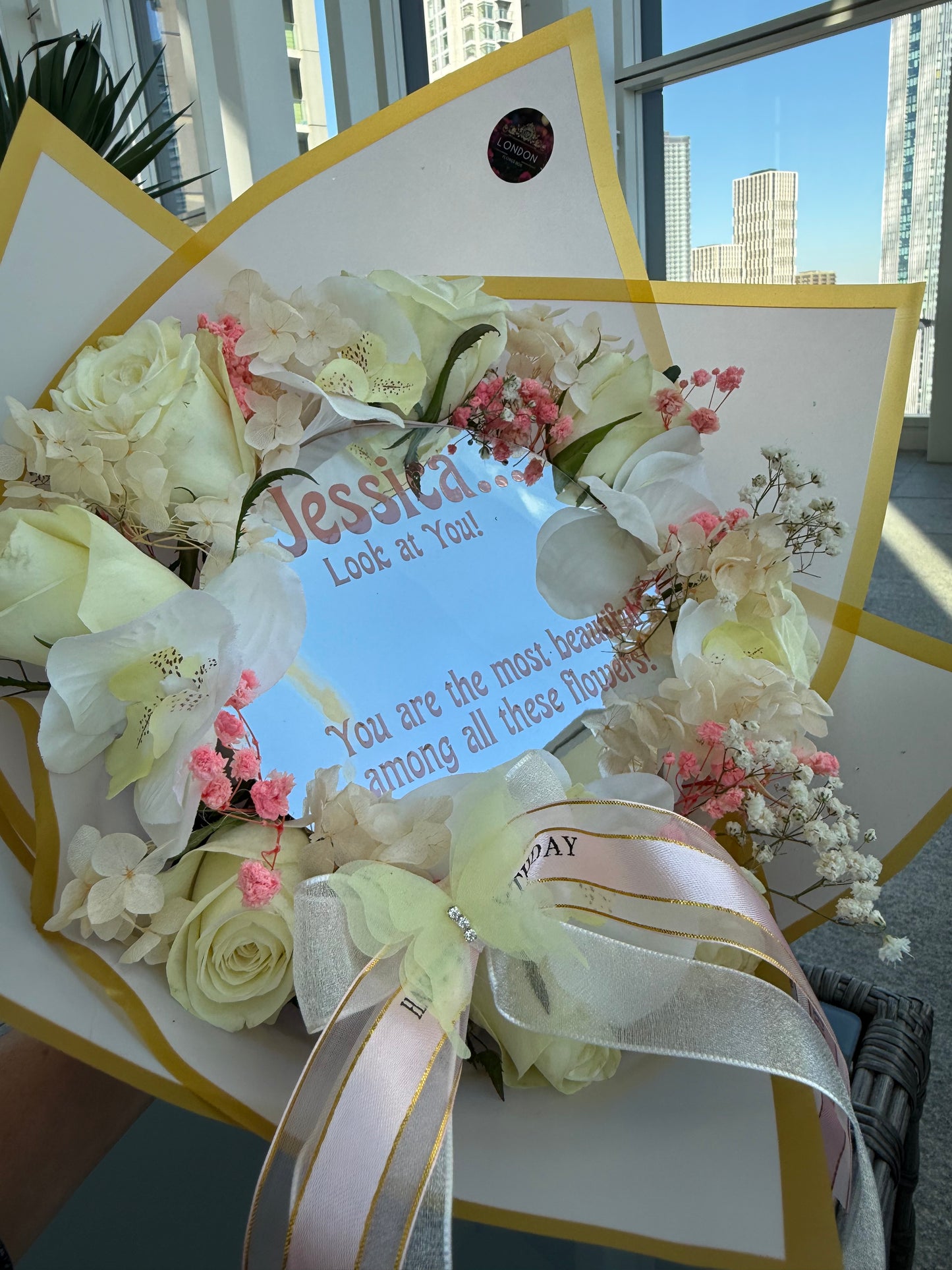 Personalized Message Bouquet