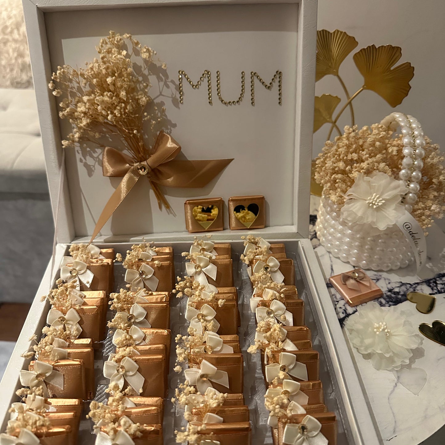 Luxury Personalized Chocolate Gift Box - 50pcs