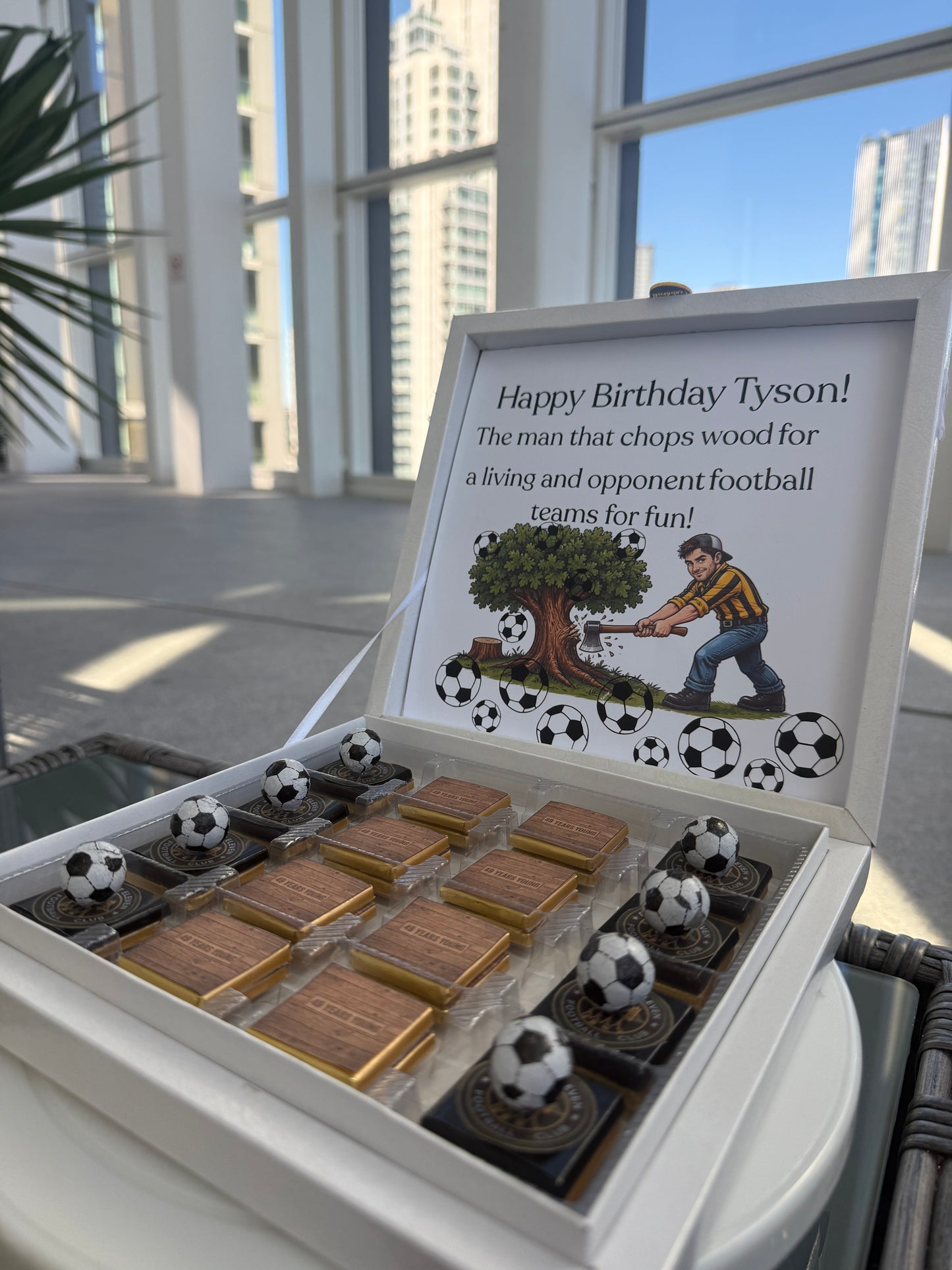 Custom Themed Chocolate Gift Box, 32pc