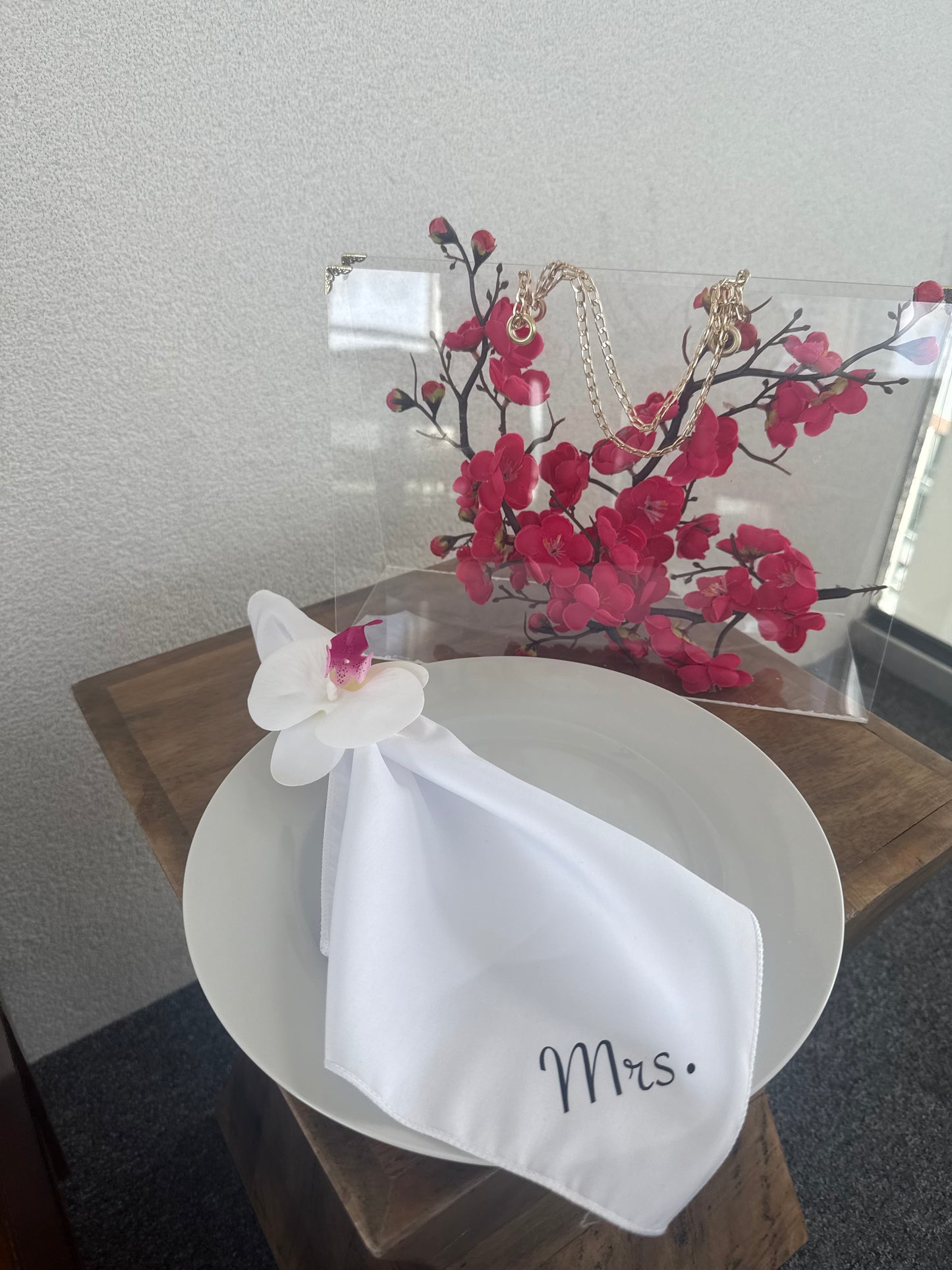 Mr.&Mrs.Luxury Cotton Napkins-Personalised Set of 2